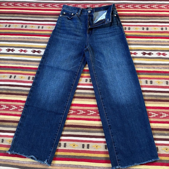 Banana Republic Ultra High-Rise Wide Leg Jeans 27 Petite - Picture 1 of 3